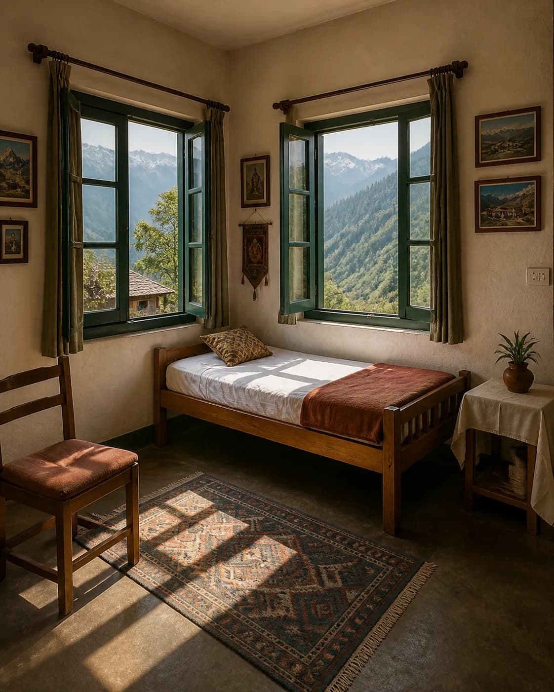 Mountain homestay exterior