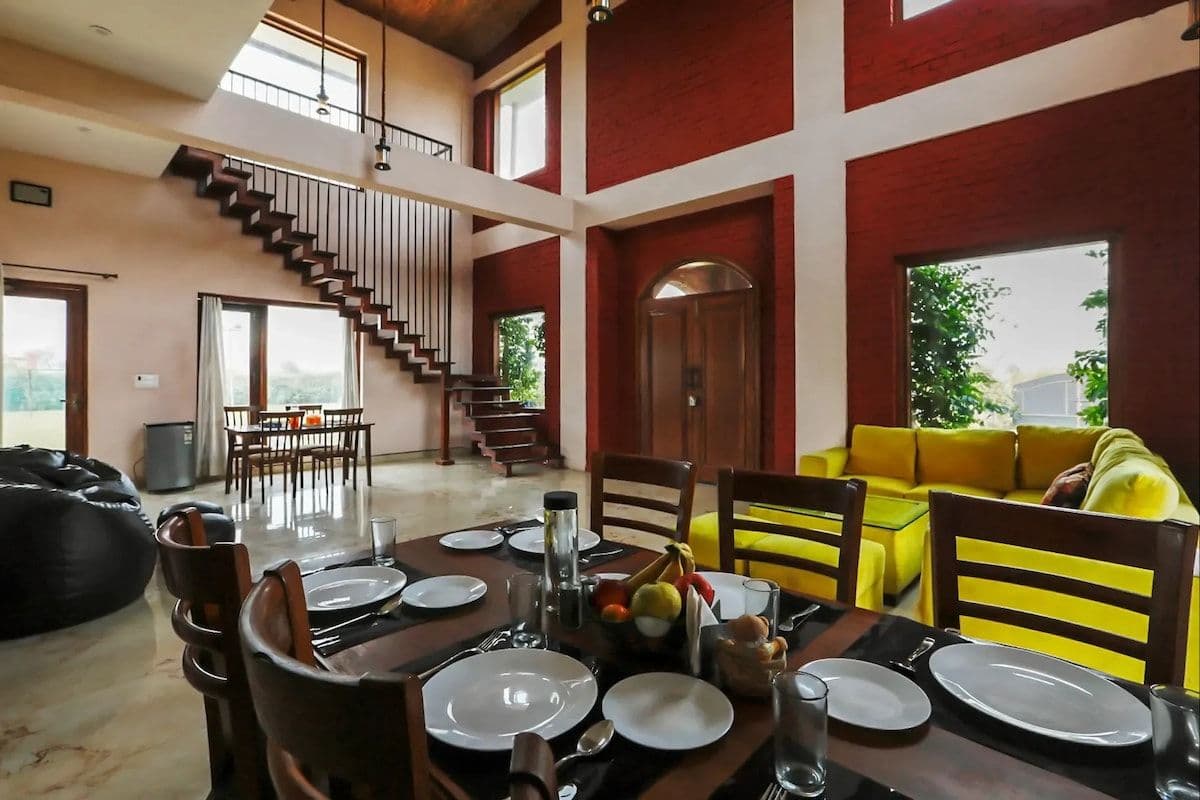 Anantara Farm - Luxe 3 BHK Villa near Neemrana with Pool 3